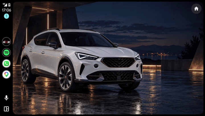 Skyne Car System araç ekranı deneyimi